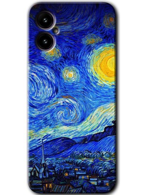 Gramaphone Omix X5 Kılıf Hd Desen Baskılı Arka Kapak - Starry Night