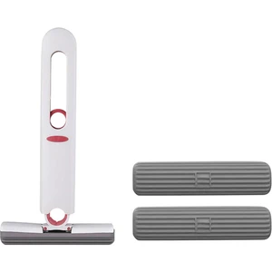 Çok Amaçlı Taşınabilir Ev Araç Ofis Temizlik Paspası Mini Mop + 2 Yedek Uç