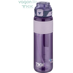 Tkk 1000 ml Çift Kullanım Pipetli/rahat Içim Bpa Içermeyen Taşıma Askılı Tritan Su Matarası FFTKK1020-1000