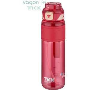 Tkk 1000 ml Çift Kullanım Pipetli/rahat Içim Bpa Içermeyen Taşıma Askılı Tritan Su Matarası FFTKK1020-1000