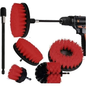 Matkap Uyumlu Uzatma Aparatlı Temizleme Fırça Seti 6 Parça K/s