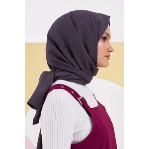 Ipeksi Jakar Lara Şal Blok Desen - Antrasit