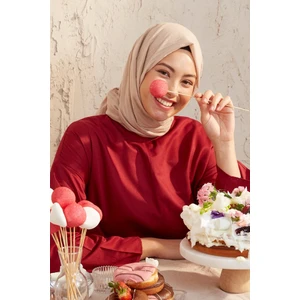 Naturel Pamuk Şal - Çakıl Taşı