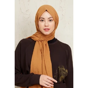 Naturel Pamuk Şal - Kehribar