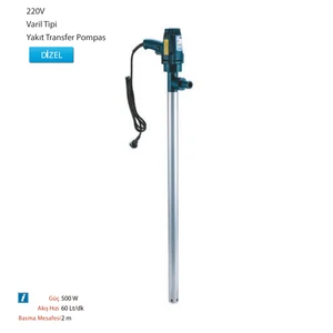 MTTP600CAC 220V Varil Tipi Yakıt Transfer Pompası
