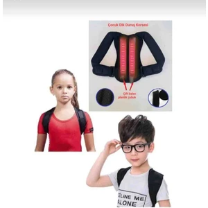 Highconcept Çocuk Dik Duruş Korsesi Medikal Ortopedik Balenli Sırt Kambur Korse