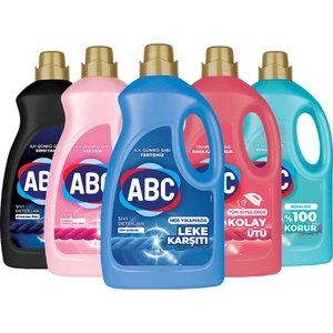 Abc Sıvı Çamaşır Deterjan Karma Set 5'li