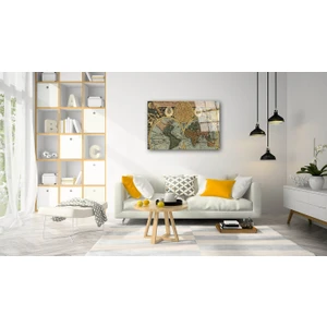 By Çağrı Dünya Haritası 67 Cam Tablo