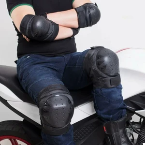 Motosiklet Dizlik Dirseklik Set Bantla Sıkma Özellikli Motor Dizlik Dirseklik Takımı