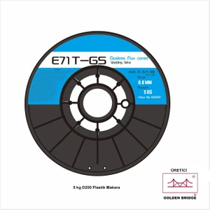 Golden Bridge Gaz Korumasız Özlü Kaynak Teli E71T-GS 0.80 mm