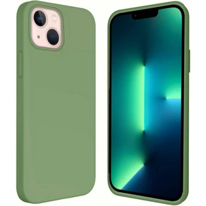Piyasa Sepeti Apple iPhone 15 Plus 6.7'' Içi Kadife Silikon Kılıf Yeşil