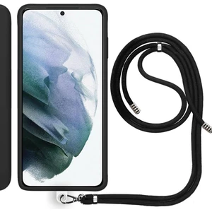 Piyasa Sepeti Samsung Galaxy S22 İp Askılı Silikon Kılıf Siyah