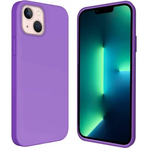 Piyasa Sepeti Apple iPhone 14 Plus 6.7'' Içi Kadife Silikon Kılıf Lila
