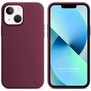 Apple iPhone 15 6.1'' Liquit Lansman Silikon Bordo