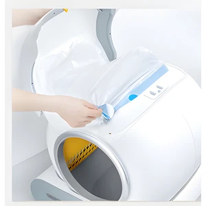 Smartcat Cleaner Kedi Tuvaleti Uyumlu Büzgülü Çöp Poşeti 3lü SET(3X15 Adet, 50MM x 46MM)