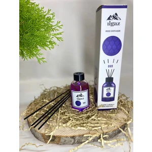 Ilgaz Naturix Organix Reed Diffuser Bambu Çubuklu Aromatik Oda Banyo Kokusu 110 ml Oud