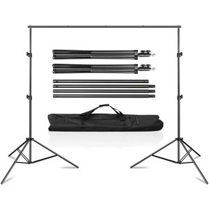 Cazipshop 2X3M Fon Standı Background Fon Perde Için Stand 2X3M Fon Standı