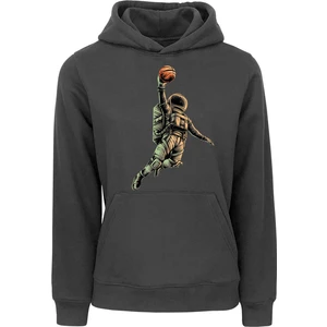 Ada Bebek Çocuk Adabebek Unisex Oversize Smaçör Astronot Baskılı Çocuk Sweatshirt
