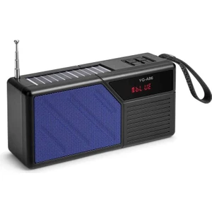 YGA86 Solar Güneş Enerji Fm Radyo Fenerli Bluetooth Hoparlör