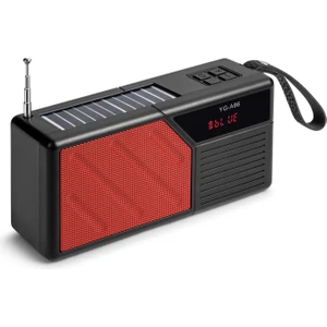 YGA86 Solar Güneş Enerji Fm Radyo Fenerli Bluetooth Hoparlör