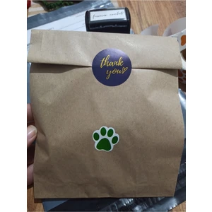 50 Adet 15X24 Orta Boy Kraft Hediye Paketi Ambalaj Poşeti Şamua Kese Kağıdı