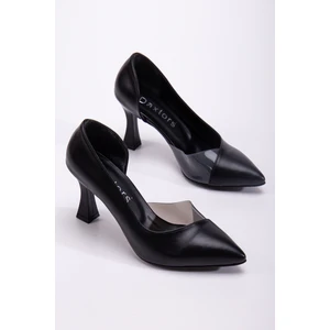 D252 Garantili Kadın Günlük Ortopedik Klasik Topuklu Ayakkabı