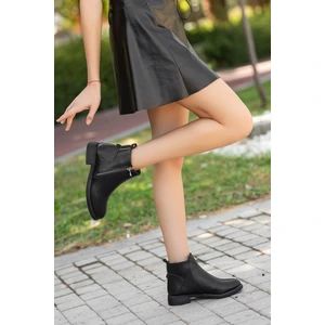 D404 Garantili Soğuk Geçirmez Kışlık Kadın Bot & Bootie