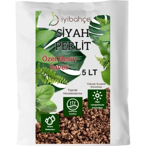 Siyah Perlit 5 Lt (Besin ve Vitaminler ile Zenginleştirilmiş)