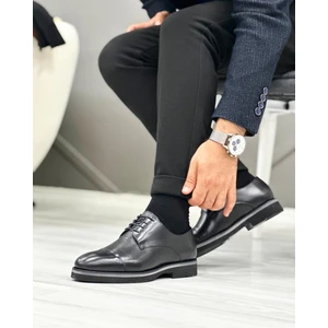 3017 Deri Siyah Erkek Casual Ayakkabı