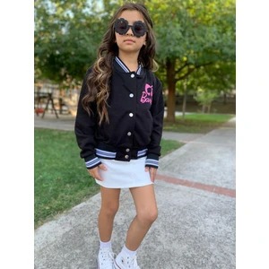 Ysfer Butik Kız Çocuk Kolej Ceket 3 Iplik Şardonsuz