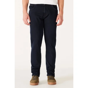 Texas Slim Fit Dar Kesim Normal Bel Koyu Mavi Esnek Jean Kot Pantolon