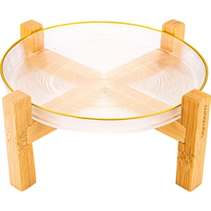 Asti - Ayaklı Sunum Yaldızlı 25X25X10