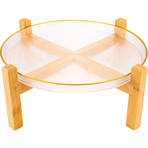 Asti - Ayaklı Sunum Yaldızlı 32X32X10