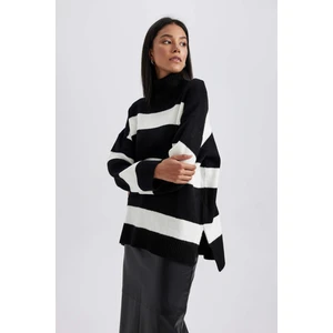 Relax Fit Çizgili Balıkçı Yaka Tunik A8595AX23WN
