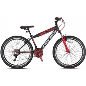 Kron Geroni Magnum 26 Mtb 15 - 21 Vites - V.b. Mat Siyah-Cool Gri/kırmızı-Shimano