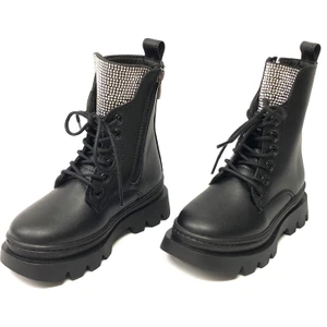 KAFKASLAR AYAKKABI Kafkaslar Kalın Taban Taşlı Kız Çocuk Postal Model Bot