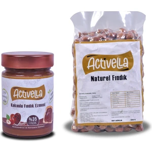 Kakaolu Fındık Ezmesi 330GR %35 Fındıklı + Natürel Iç Fındık 500GR