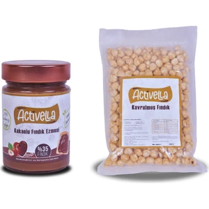 Kakaolu Fındık Ezmesi 330GR %35 Fındıklı + Kavrulmuş Iç Fındık 500GR