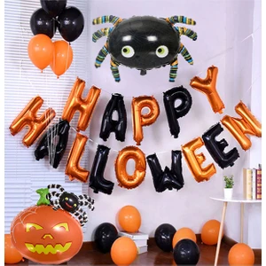 Patladı Gitti Halloween Cadılar Bayramı Temalı  Parti Kutlama Seti