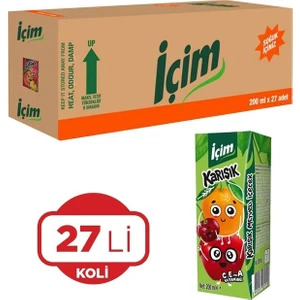 Karışık Meyve Nektarı 200 ml 27 Adet