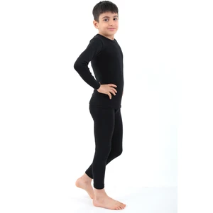 2'li Unisex Pamuklu Termal Çocuk Tayt |şardonlu Termal Içlik