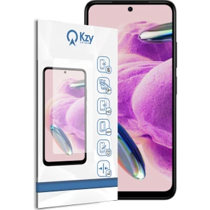 Kzy Xiaomi Redmi Note 12S ile Uyumlu Temperli Ekran Koruyucu Kırılmaz Cam