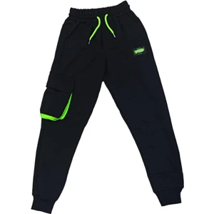 İrem Çocuk Giyim Erkek Çocuk / Kız Çocuk Kargo Cepli Siyah Eşofman Altı