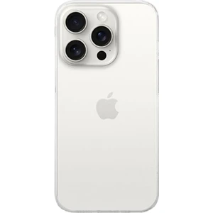 Caseart Apple iPhone 15 Pro Max Kapak 1mm Şeffaf Süper Silikon Kılıf