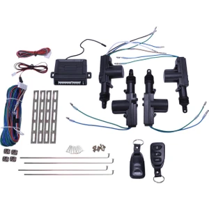 Evrensel Araba Elektrikli Kapı Kilidi Aktüatör 12 Volt Motor (4 Paket) Araba Uzaktan Merkezi Kontrol Kilitleme Anahtarsız Giriş Sistemi (Yurt Dışından)