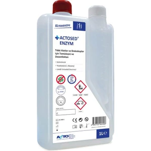 Enzym Tıbbi Aletler Ve Endoskoplar Için Temizleyici Ve Dezenfektan 1 Litre