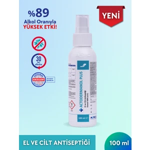 Actodermanol® Plus 100 Ml El Ve Cilt Antiseptiği 89 (V/V) Etanol İçeren Yüksek Etkili Jel