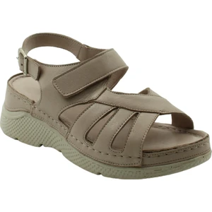 Dünya Shoes Deri Kadın Sandalet