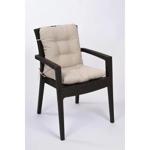 Neva Bej Pofidik Arkalıklı Sandalye Minderi Özel Dikişli Bağcıklı 44x88 Cm