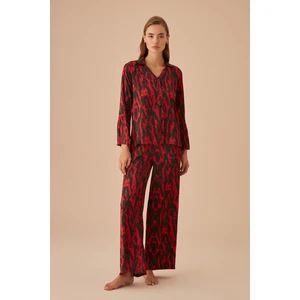Femme Maskülen Pijama Takımı